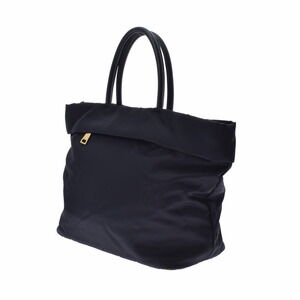 Prada Leather Bag Tote Nylon Black
